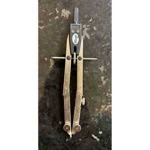 Vintage Charvoz Quick Set Drafting Compass, West Germany